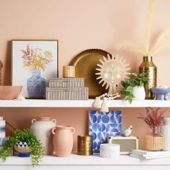 Tracey Boyd Antiqued Brass Platter, 9" -Home Decor Store tracey boyd antiqued brass platter 9 4