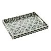 Tracey Boyd Blue Mosaic Patterned Decorative Tray, 14x10