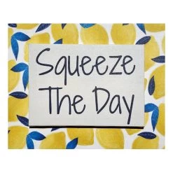Tracey Boyd Squeeze The Day Canvas Wall Art, 14x11