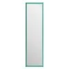 Turquoise Ornate Leaner Mirror, 14x50