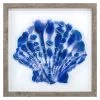 Ty Pennington Framed Blue Shell Textured Canvas Wall Art, 13"