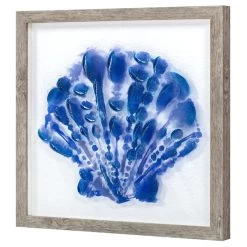 Ty Pennington Framed Blue Shell Textured Canvas Wall Art, 13" -Home Decor Store ty pennington framed blue shell textured canvas wall art 13 2