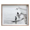 Ty Pennington Glass Framed Surfer Print Wall Art, 28x22