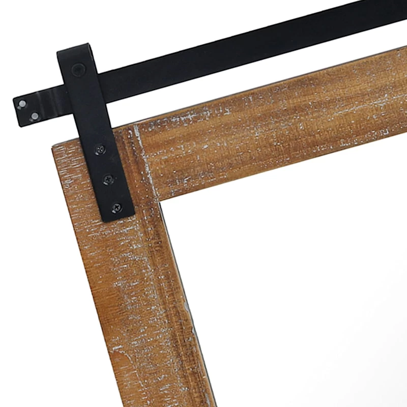 Ty Pennington Metal With Hooks Wall Mirror, 24x31 2 Ty Pennington Metal With Hooks Wall Mirror, 24x31 - Image 2