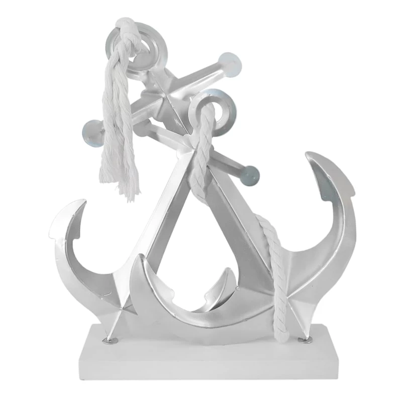 Ty Pennington Wood & Metal Anchor Table Decor, 16x5 1 Ty Pennington Wood & Metal Anchor Table Decor, 16x5