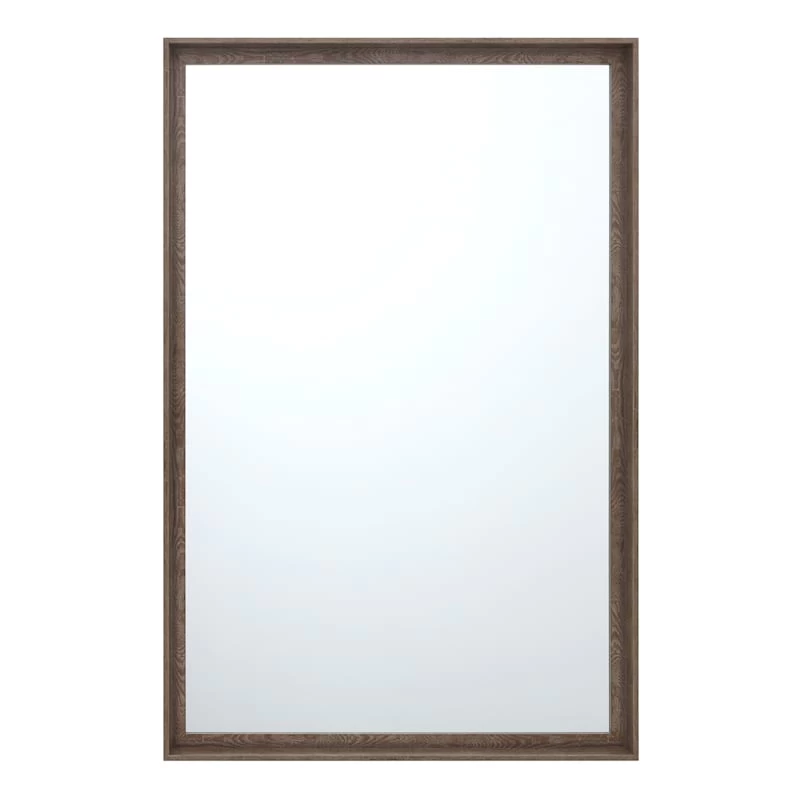 Warm Walnut Wall Mirror, 24x36 1 Warm Walnut Wall Mirror, 24x36