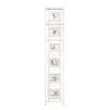 White Collage Ladder Frame, 12x63