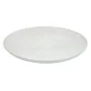 White Faux Wood Carved Tray, 16"