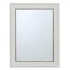 White & Gold Framed Wall Mirror, 22x28