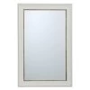 White With Gold Framed Wall Mirror, 24x36