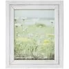 Whitewash Flat With Grooved Line Profile Wall Frame, 8x10