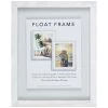Whitewash Linear Profile Floating Wall Frame, 11x14