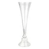 Willow Crossley Clear Glass Trumpet Vase, 40"